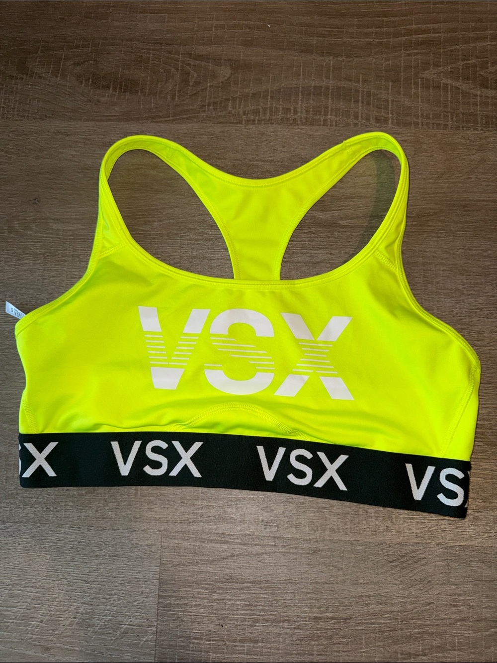 Victoria's Secret VSX Neon Green Racerback Sports Bra XL